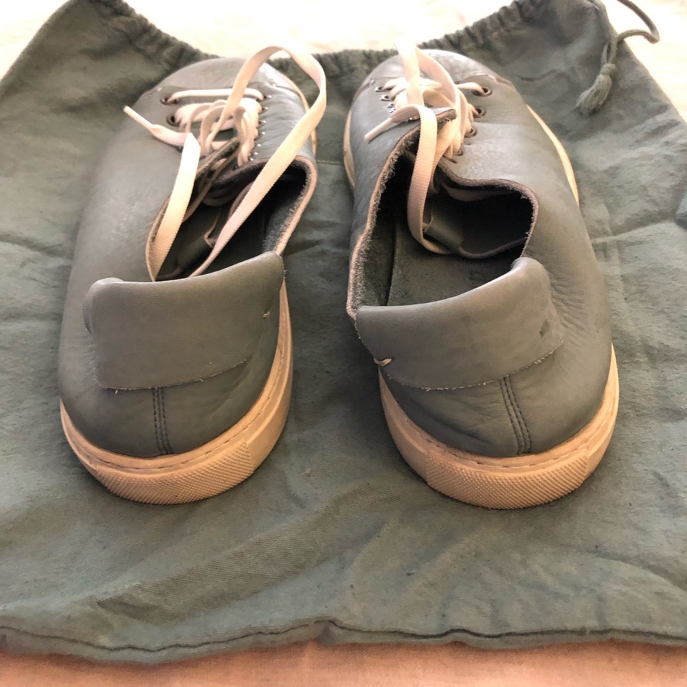 Men’s Swarm Blue Leather Sneaker - 8 - Picture 5 of 6